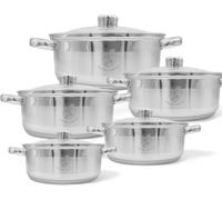 SET DI 5 MARMITI IN INOX - Royal Swiss