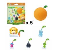 Set di 5 mascotte a sorpresa Bandai Pikmin Bath Bomb Blind Box all'interno di...