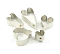 Set Di 5 Metallo Anthurium Zucchero Craft Formine