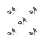 Set di 5 microfoni parabolici precisi e professionali monoculari per bird watching telescopio ABS a lunga distanza per l'ascolto degli uccelli come mostrato