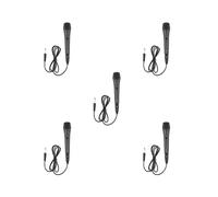 Set di 5 microfoni vocali dinamici cardioide con cavo XLR