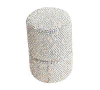 Ｚｉａｌｏｆｉ Set di 5 mini pennelli da trucco da viaggio con custodia, kit di pennelli cosmetici portatili per Natale