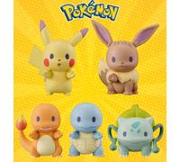 Set di 5 minifigure Pokemon Pikachu Charmander scoiattolo anime