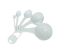 Set di 5 misurini dosatori in plastica da 100 ml, 50 ml, 15 ml, 5 ml, 1 ml