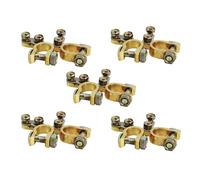 ® Set di 5 morsetti per batteria Plus e Minus per auto moto camion barca