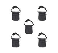 Set di 5 organizer per infermieri, con tasca extra, kit per la cura della vita, colore nero