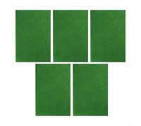 Set di 5 ornamenti per prato artificiale da giardino, per decorazione di erba finta, con accessori, adatto per casa delle fate in miniatura