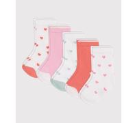 Set di 5 paia di calzini 15/18-19/22 Rosa 15/18