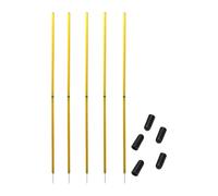 Set di 5 pali da allenamento per calcio, pali da slalom, indicatori di