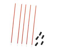 Set di 5 pali da allenamento per calcio, pali da slalom, indicatori di
