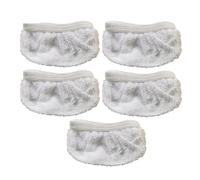 Set di 5 panni di ricambio in microfibra for pulitori a vapore, compatibili con Navaris, accessori for la pulizia della casa