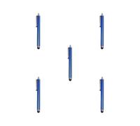 Set di 5 penne capacitive universali resistenti ai graffi Penna touch screen leggera stilo scrittura liscia veloce velocità reattiva blu profondo