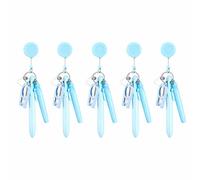 Set di 5 penne da infermiera con bobina per badge, 20 accessori per infermieristica, tra cui penne a sfera, evidenziatori e forbici pieghevoli, set di penne con bobina per badge per infermieri e