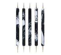 Set di 5 penne punteggianti a 2 vie per nail art
