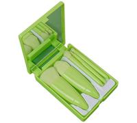 Set di 5 pennelli da trucco per cipria, fard, ombretto, labbra, set di pennelli da viaggio