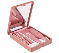 Set di 5 pennelli da trucco per cipria, fard, ombretto, labbra, viaggi, set di pennelli da trucco