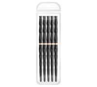 Set di 5 pennelli per, con punta fine, misure 7, 9, 11, 15, 25 mm, strumenti per pittura gel UV, pennelli professionali per linee lunghe e dettagli sottili