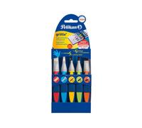 Set di 5 Pennelli Piatti Sintetici Pelikan per Belle Arti