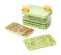 Set di 5 per cubetti di ghiaccio impilabili, riutilizzabili, con contenitore, 77 scomparti, per , per raffreddare bevande come caffè, cocktail, whisky e feste