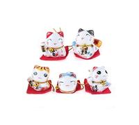 Set di 5 Personaggi Maneki Neko