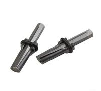 Set di 5 pezzi da 14 mm per pietra e spessori a piuma, per scalpelli in metallo per spaccare rocce dure, granito e calcestruzzo in cava