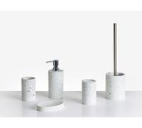 Set di 5 pezzi di accessori per il bagno Portasapone Dispenser Spazzolino da toi