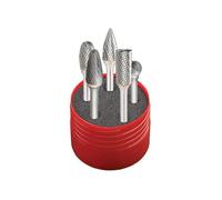 Set Di 5 Pezzi Di Frese Rotative Cilindriche In Carburo Solido DOR88001