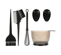 Set di 5 pezzi di Tinta Strumento Professionale per Capelli Salone Tintura Capelli Spazzola Tinture Per Capelli Ciotola Paraorecchie, Strumenti di Miscelazione Ciotola