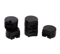 Set di 5 pezzi in gomma nera per clarinetto poggiapolsi comfort Protector