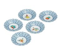 Set Di 5 Piatti Piccoli Kutani Yaki Giapponesi Con Design Di Frutta 4.8 In