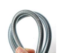Set di 5 piegatubi a molla con lunghezza di 21 cm per una piegatura liscia di tubi da 1/4, 5/16, 3/8, 1/2, 5/8 in rame, alluminio e acciaio inossidabile in impianti idraulici e aria condizionata