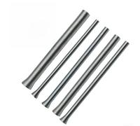 Set di 5 piegatubi in rame per aria condizionata, strumento di piegatura per tubi a molla per tubi da 1/4", 5/16", 3/8", 1/2", 5/8", 20,5 cm, argento