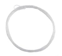 Set di 5 piombini per pesca a mosca, 2,7 m, conici, in nylon trasparente, con anello, adatti per varie tecniche di pesca a mosca d'acqua dolce (2X)