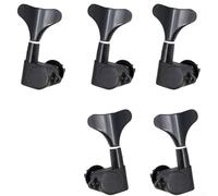 Set di 5 piroli per chitarra basso, con meccaniche sigillate per accordatura liscia e precisa delle corde dei bassi (2L3R nero)