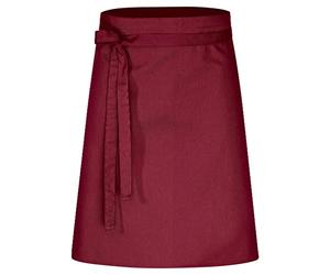 Set di 5 pre-legami premium 60 cm x 80 cm | Grembiule in vita di alta qualità per donna e uomo | Innovativa miscela di cotone e poliestere | Ampia selezione di colori | 220 g / m² (bordeaux)