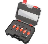 Set di 5 punte da trapano a foro singolo, 8 mm, resistenti, per il controllo dei danni al legno