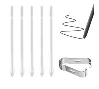 Set di 5 Punte di Ricambio per Pennino S Pen per Samsung Galaxy S6/S6 Lite/S7/S7+/S7 FE/S8/S8+/S8 Ultra/S21 Ultra/S22 Ultra/S23 Ultra/Note10/Note10+/Note 20/Note 20 Ultra (Bianco)