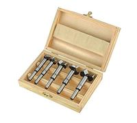 Set di 5 Punte in Una Pratica Cassetta di Legno, Metallo, Grigio