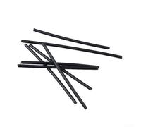 Set di 5 puntini laterali per tastiera chitarra, diametro 0 5 mm e 2 0 mm, indicatori di posizione, lunghezza 100 mm, essenziali per chitarristi (nero)