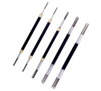 Set di 5 punzoni a doppio scopo in acciaio inox per intagliare pentole, scultore, strumento per l'artigianato in ceramica, set di scultori a doppio scopo