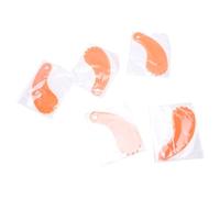 Set di 5 Raschietti per Griglia da Esterno, Resistenti, in ABS, Portatili, per Barbecue, Comodi per Il Campeggio, Picnic, Arancione, 12,7 X 5, X 0,3 cm.