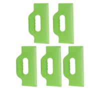 Set di 5 raschietti per stucco con manico flessibile per raschiare la vernice, accessori per l'industria edilizia per interni ed esterni