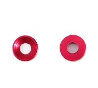 Set di 5 rondelle in alluminio anodizzato colorate - da M2 a M5 - rondelle for bulloni a testa svasata(Rose Red,M2.5)
