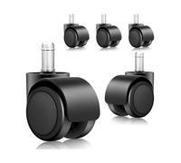 Set di 5 rotelle sostitutive for sedie da ufficio, rotelle a sfera da 2/3 pollici, sicure for tutti i pavimenti, mobili, divani, sedie Rotelle(2inch-5P)