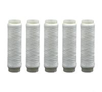 Set di 5 rotoli di filo da pesca in nylon, monofilamento elastico da 0,10-0,50 mm, bobine da 50-200 m, per esca, pesca in mare e in acqua dolce (0,10 mm/200 m)