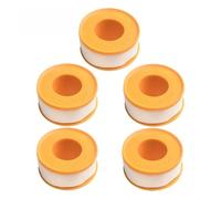 Set di 5 rotoli di nastro sigillante in PTFE, per riparazioni idrauliche, 15 m o 20 m di lunghezza, 17 mm o 18 mm di larghezza, per tenuta stagna durevole per tubi da giardino e tubi dell'acqua