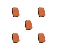 Set di 5 sacchetti di immagazzinaggio del cavo dati riutilizzabili stile semplice organizzatore di colore solido auricolare banca di potere caricatore del cellulare sacchetto arancione