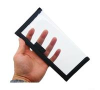 Set di 5 sacchetti organizer per esche da pesca, in PVC spesso, materiale trasparente, per conservare esche morbide e pesciolini, esche dure e accessori per esche
