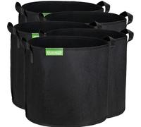 Set di 5 Sacchi per Piante in Tessuto Non Tessuto da 30 L Ø 35,6 cm Altezza 30,5