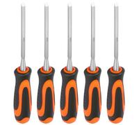 Set di 5 scalpelli da 6 mm con angolo a cuneo di 25°, con tappo di protezione, tagliente, scalpello in legno, per falegnameria